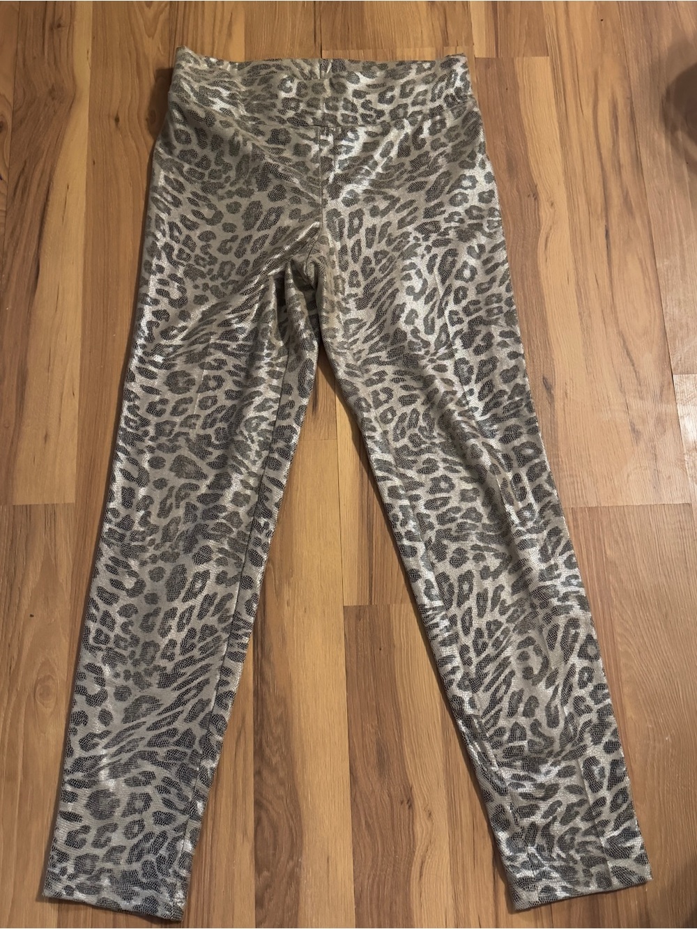 Frank Lyman Design Tan Leopard Print Leggings